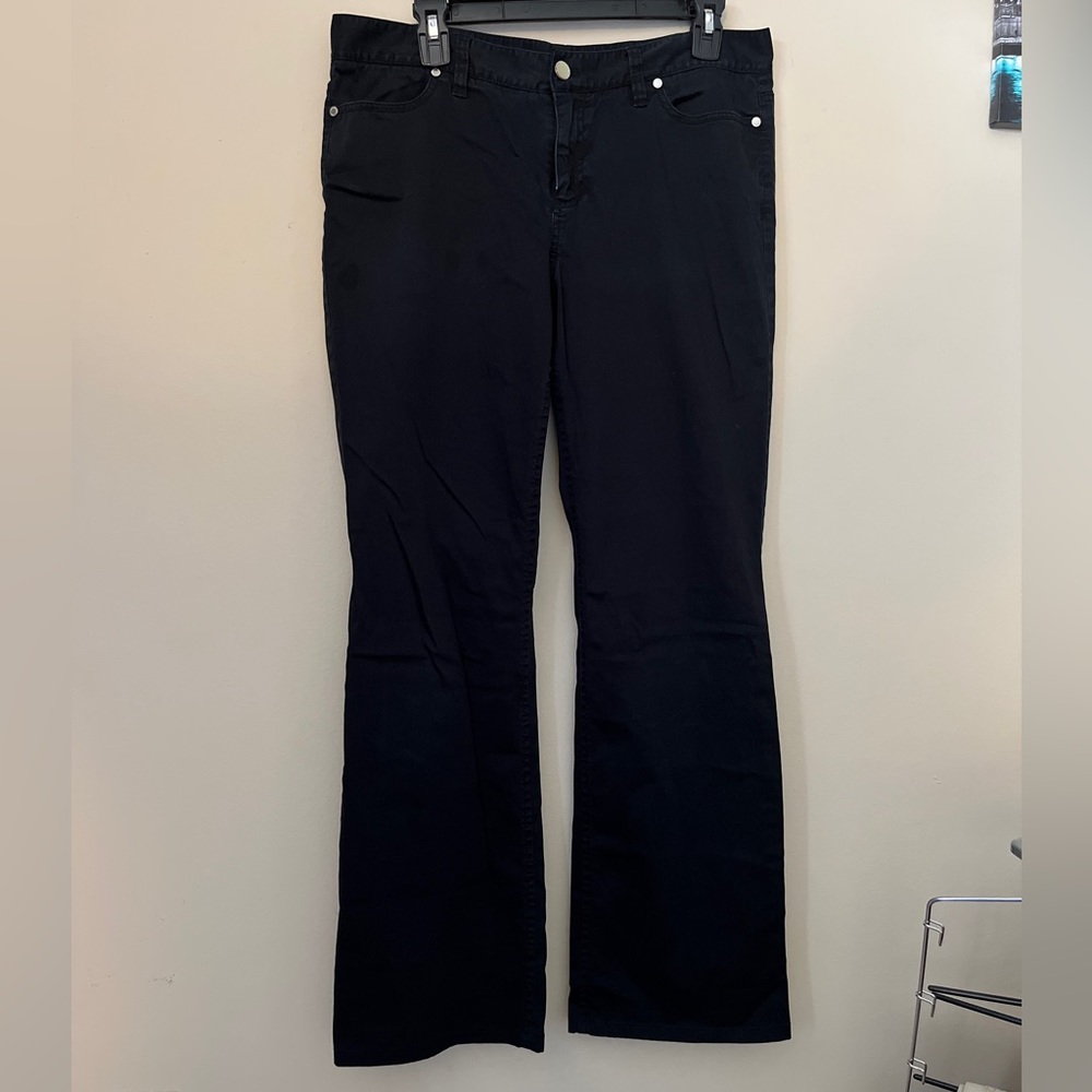 Black Net York & Company bootcut jeans
